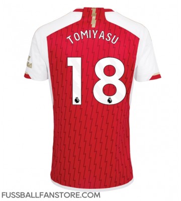 Arsenal Takehiro Tomiyasu #18 Replik Heimtrikot 2023-24 Kurzarm